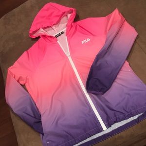 FILA Sport Ombre Hooded Windbreaker Jacket